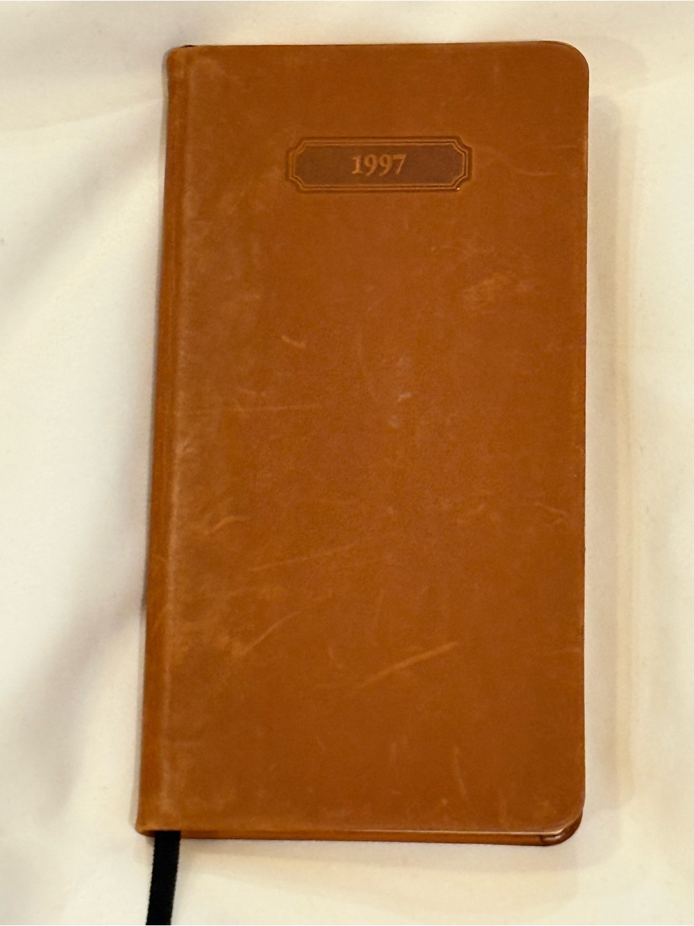 90s Vintage Coach  leather phone book
